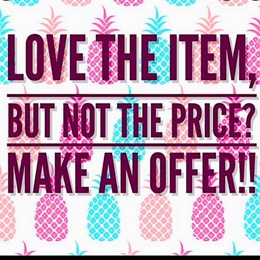 Offers welcome! 